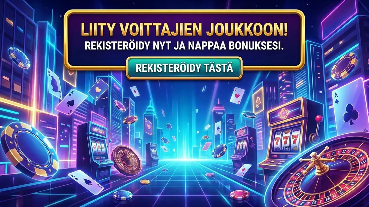 Rekisteröidy bonuksen kanssa